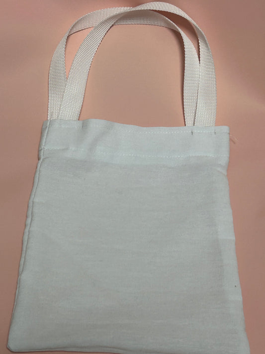 Tote bag | 18cm x 18 cm| Blanca