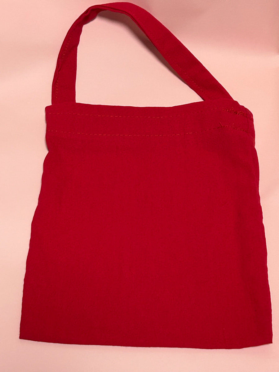 Tote bag | 18cm x 18 cm| Rojo